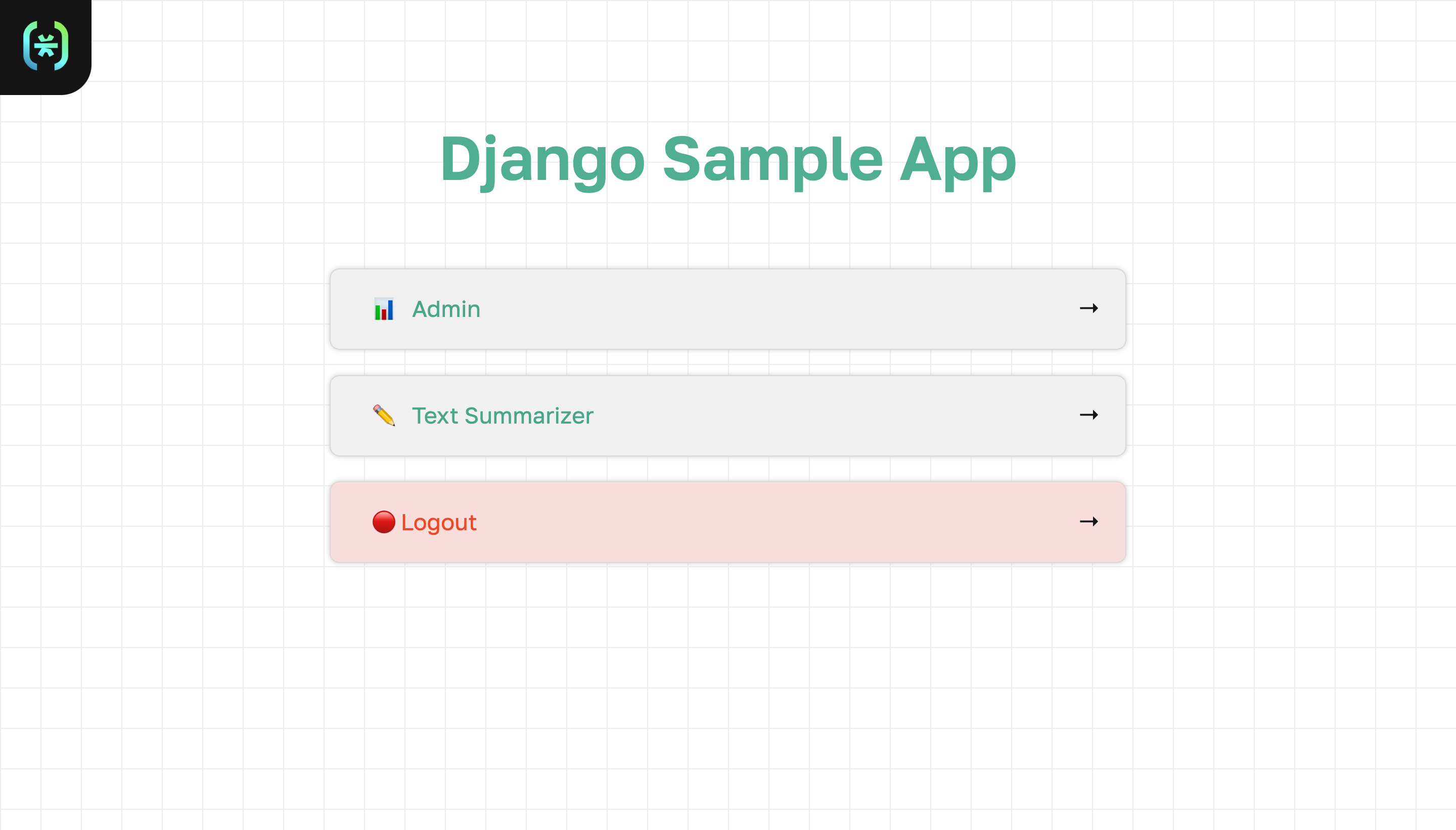 Home Page Django App