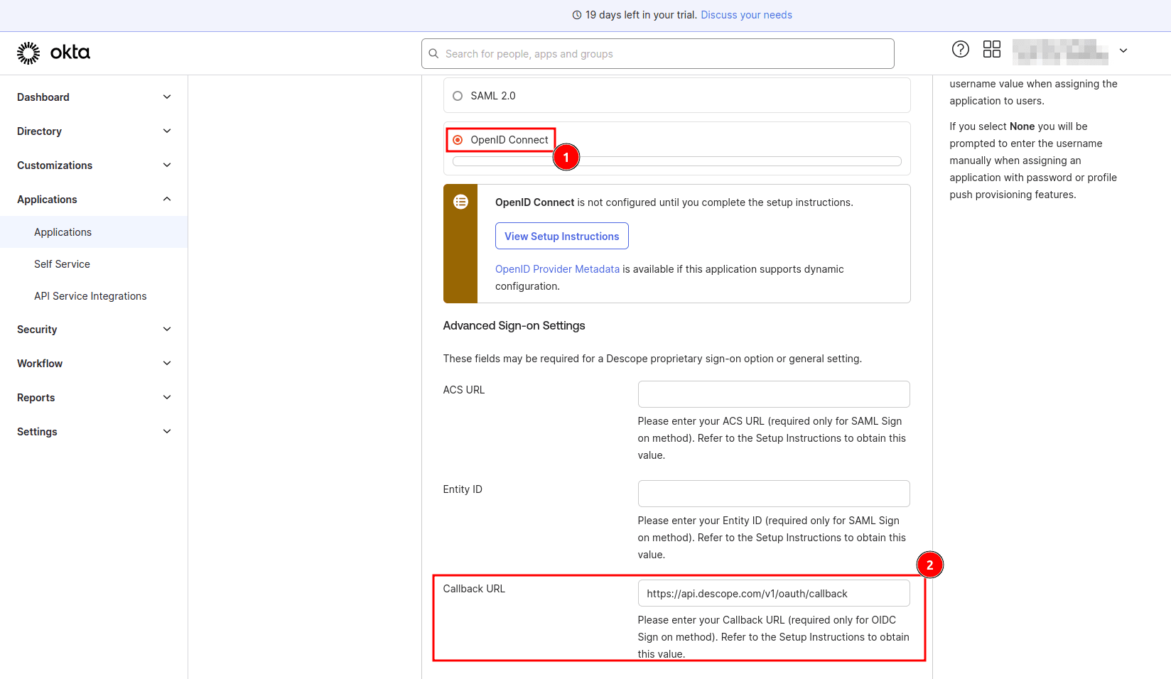 Fig: Configuring OIDC