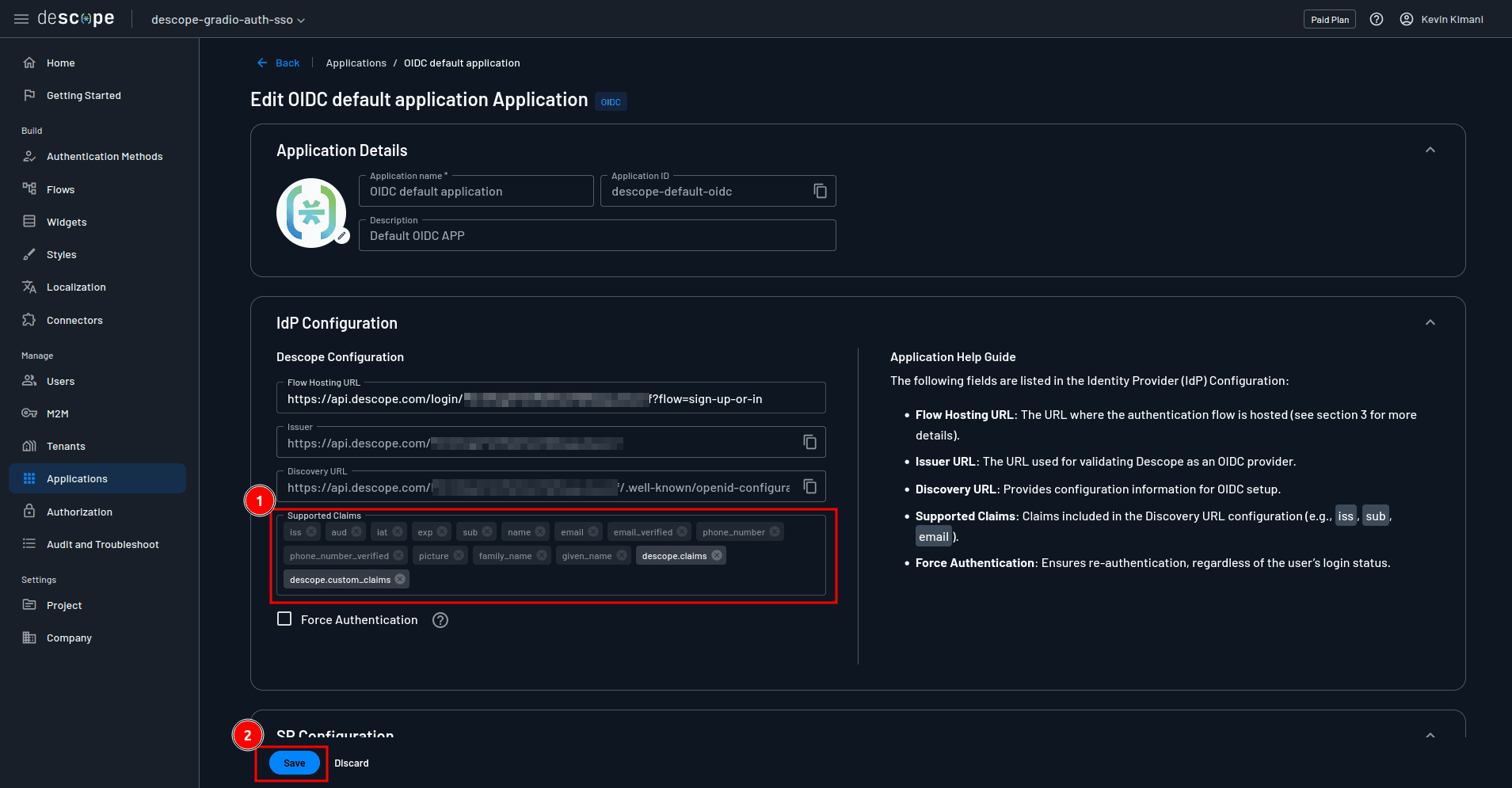Fig: Defining additional claims
