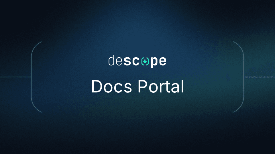 Descope Docs Portal Image