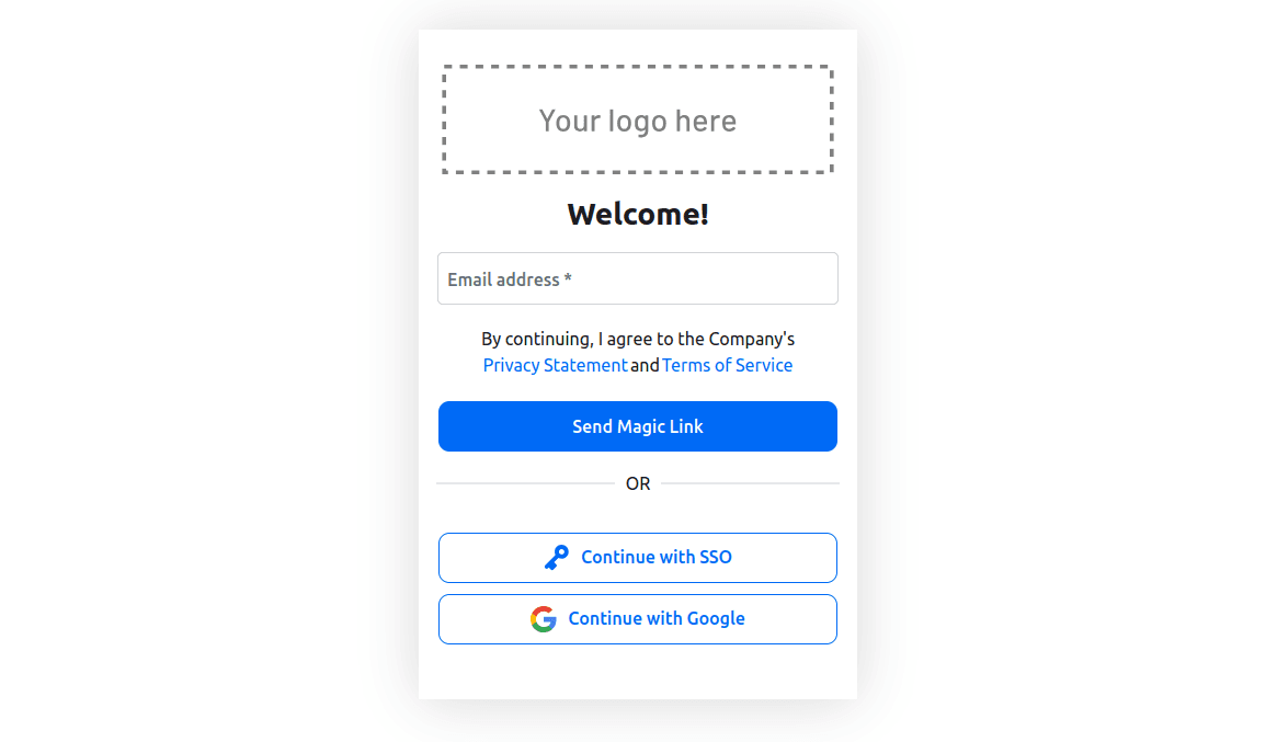 Fig: Flow-powered sign-in page