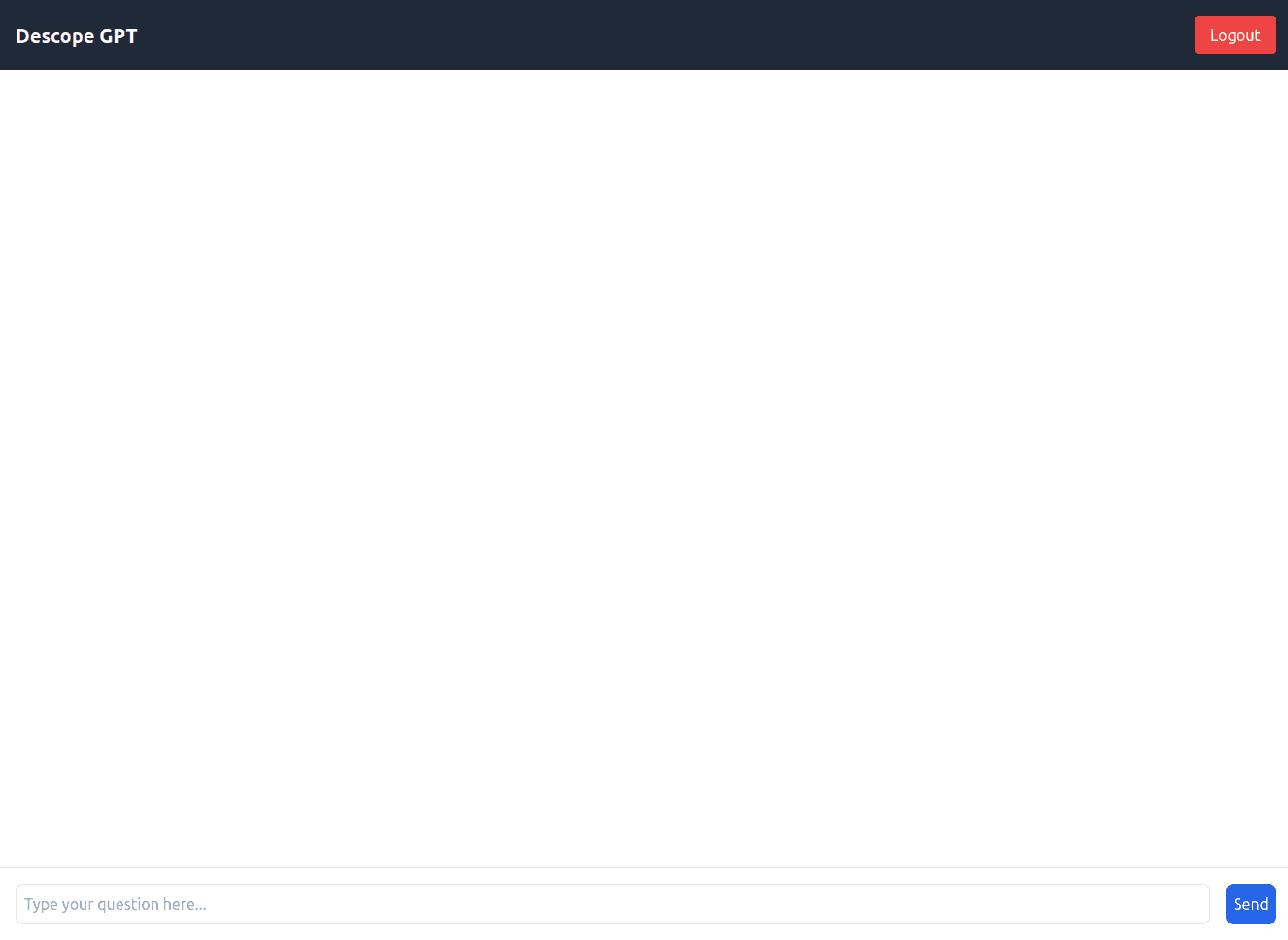 Chat interface