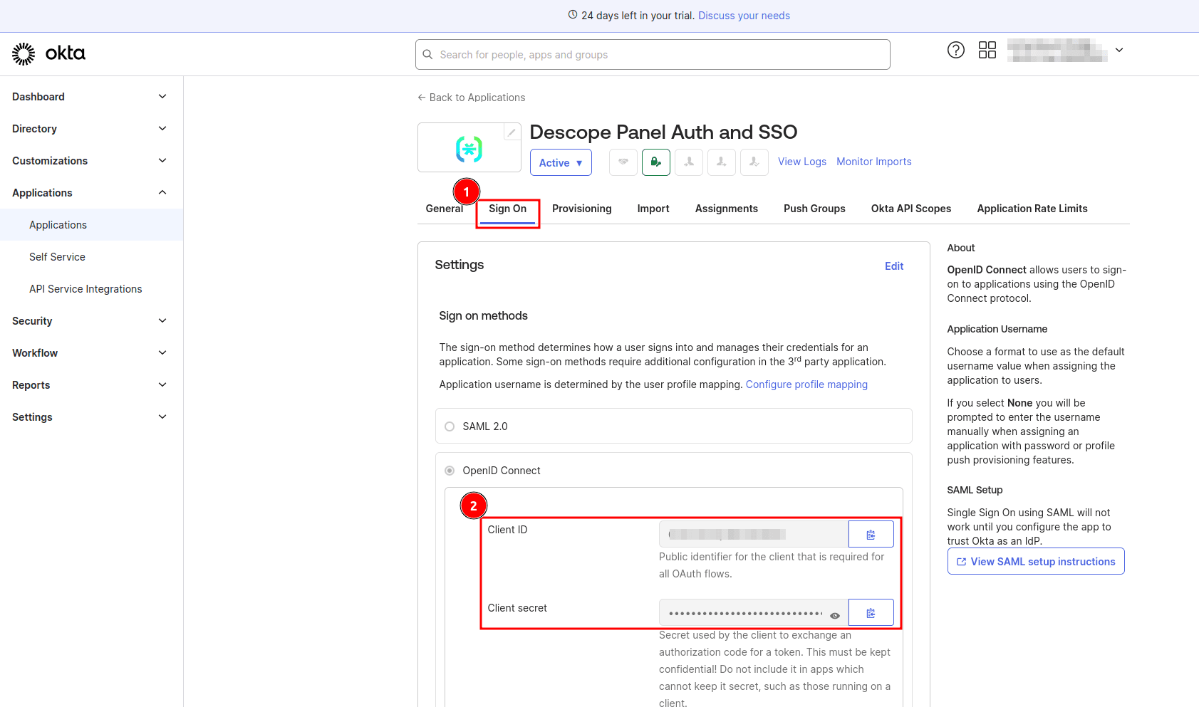 Fig: Retrieving OIDC credentials