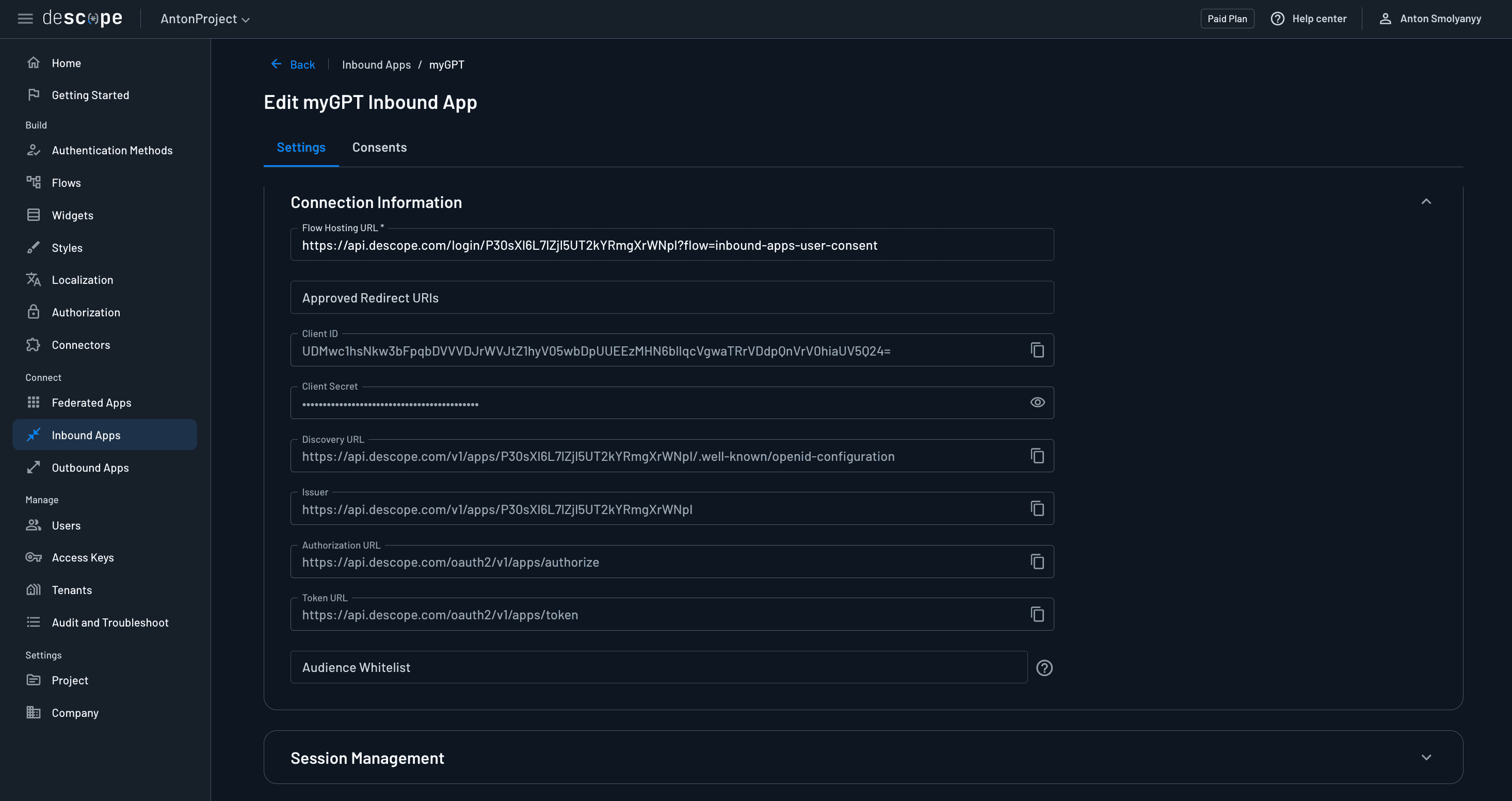 inbound-app-connection-info
