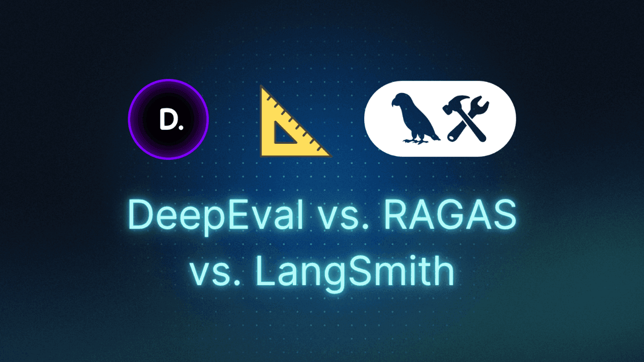 DeepEval vs. RAGAS vs. LangSmith Blog Thumbnail