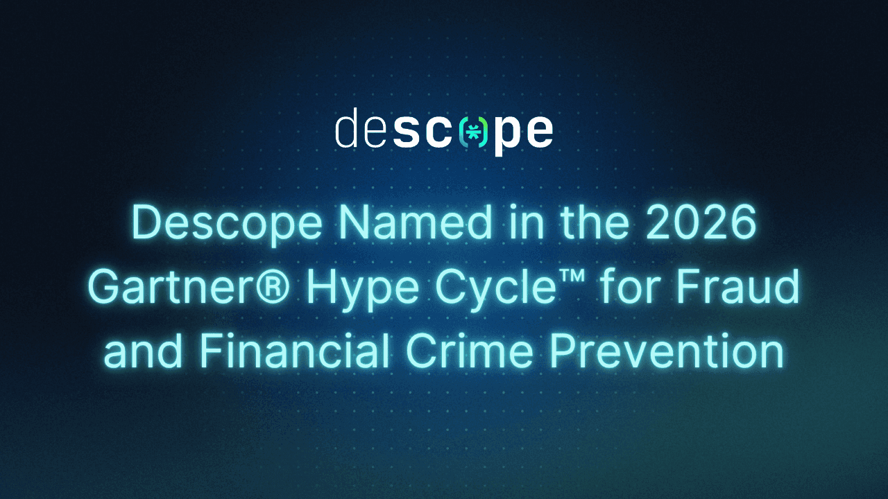 Descope Named in the 2026 Gartner® Hype Cycle™ for Fraud and Financial Crime Prevention