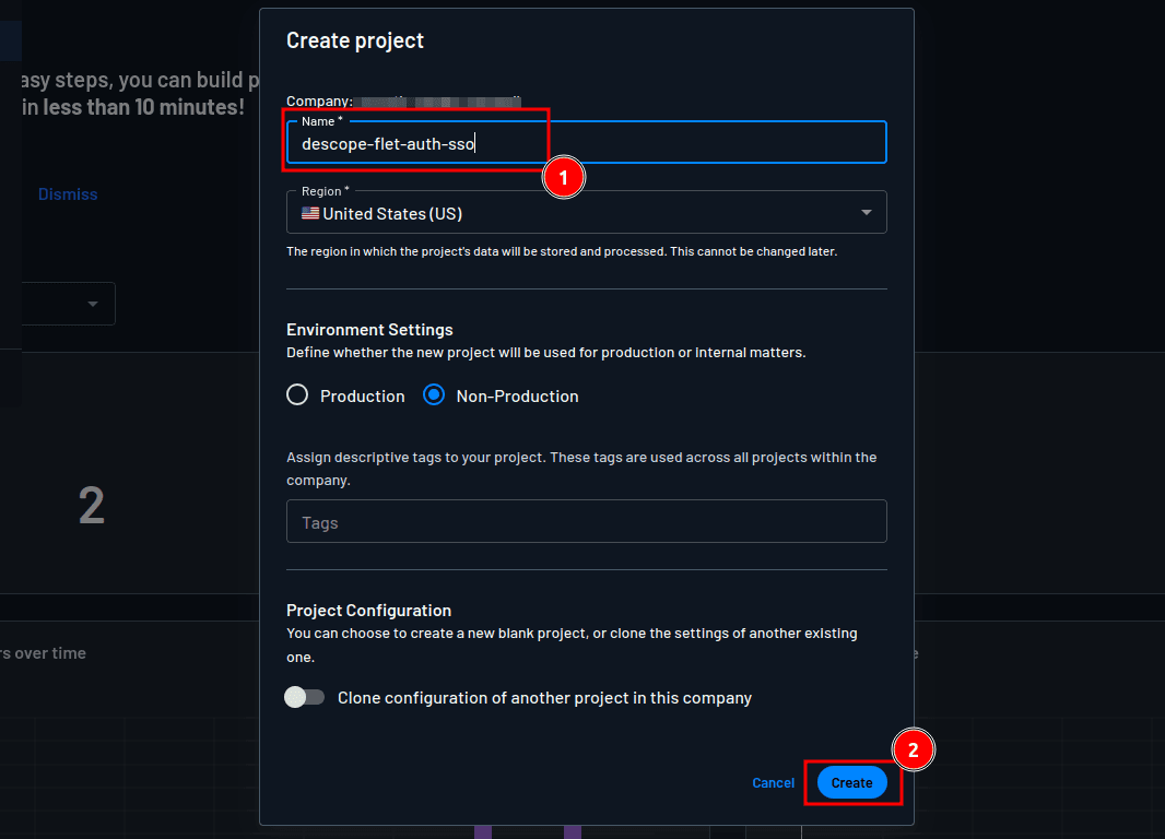 Fig: Proving project details