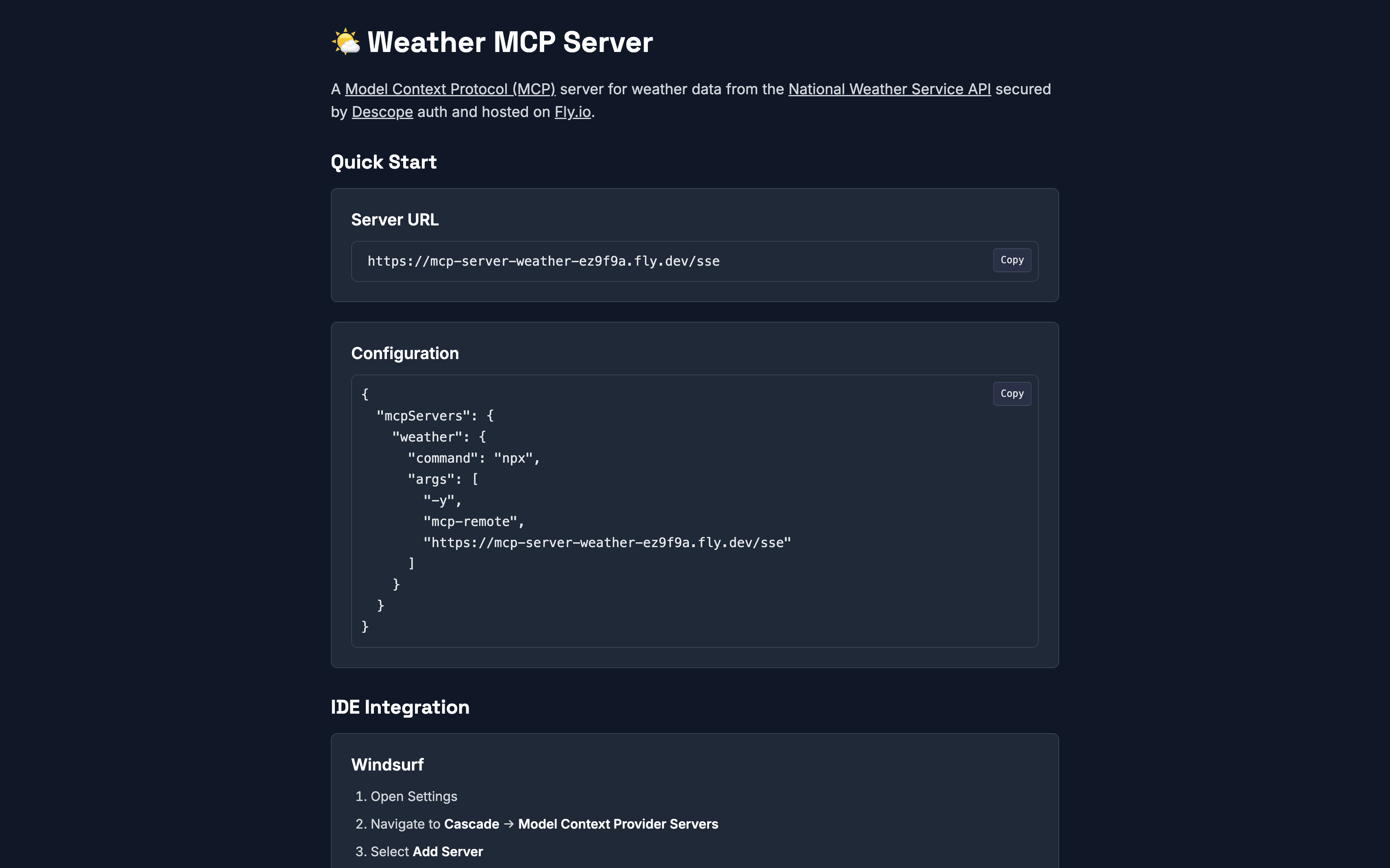 Fig: Viewing the home page from the deployed Fly.io app