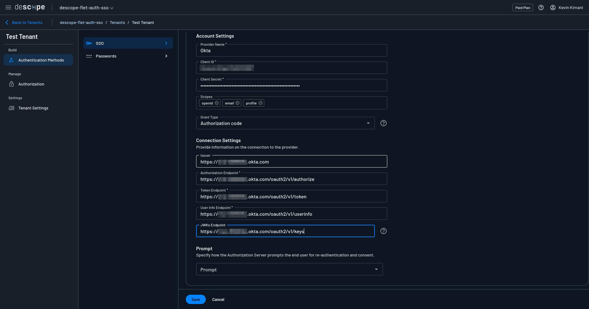 Fig: Fully configured tenant