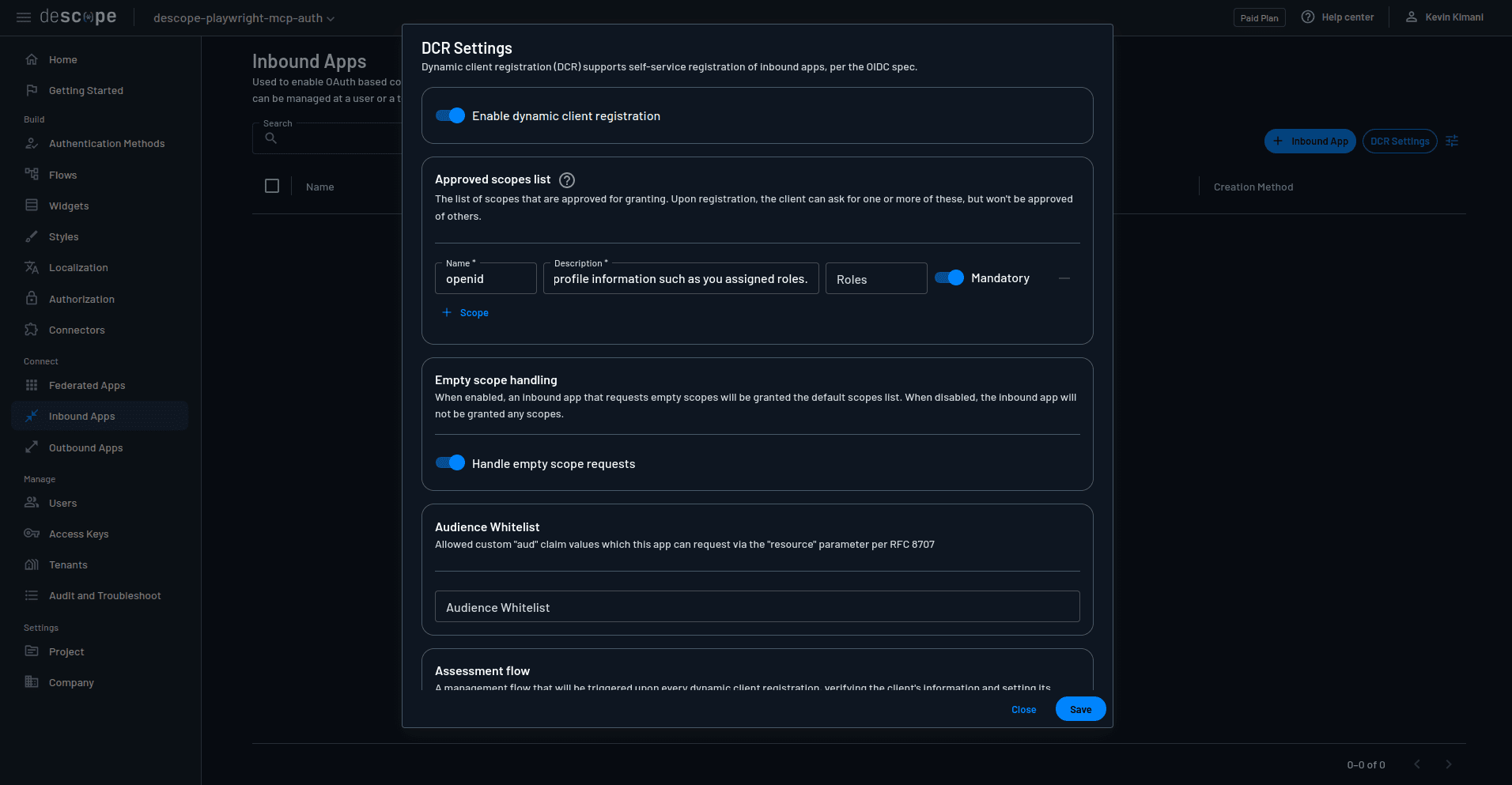Fig: Approved scopes