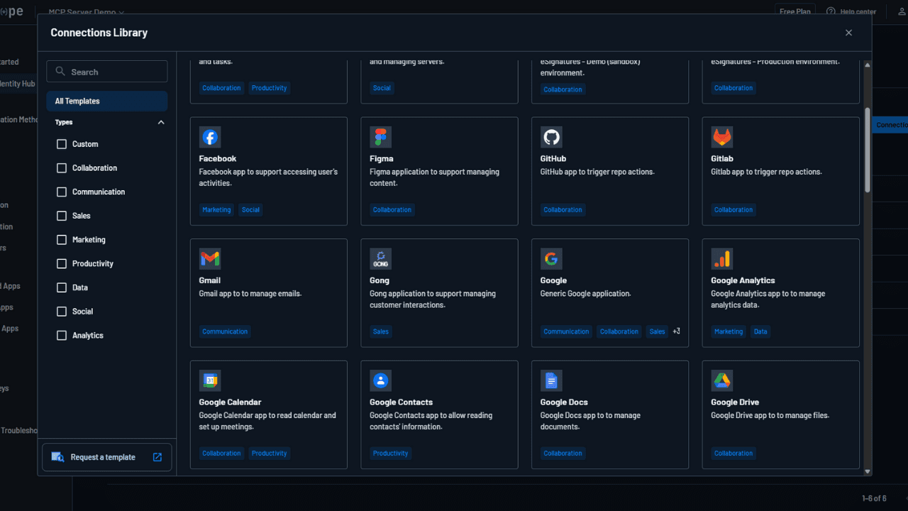 AI connections website image