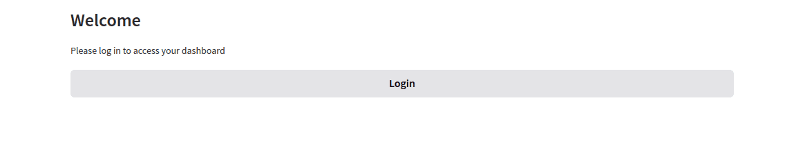 Fig: Login page