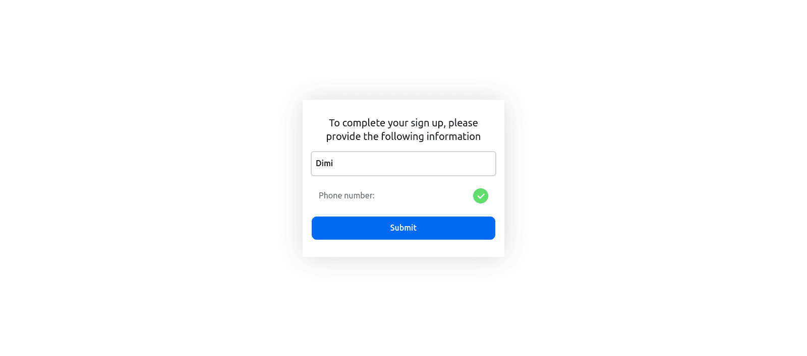Fig: Descope login final step