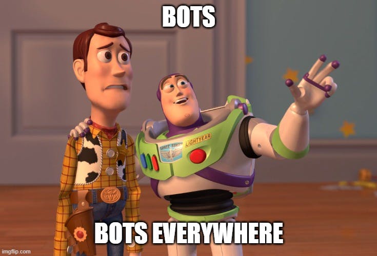 Bots everywhere