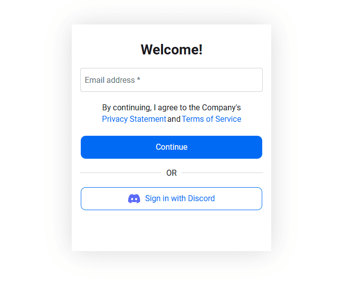 Fig: Show Discord login
