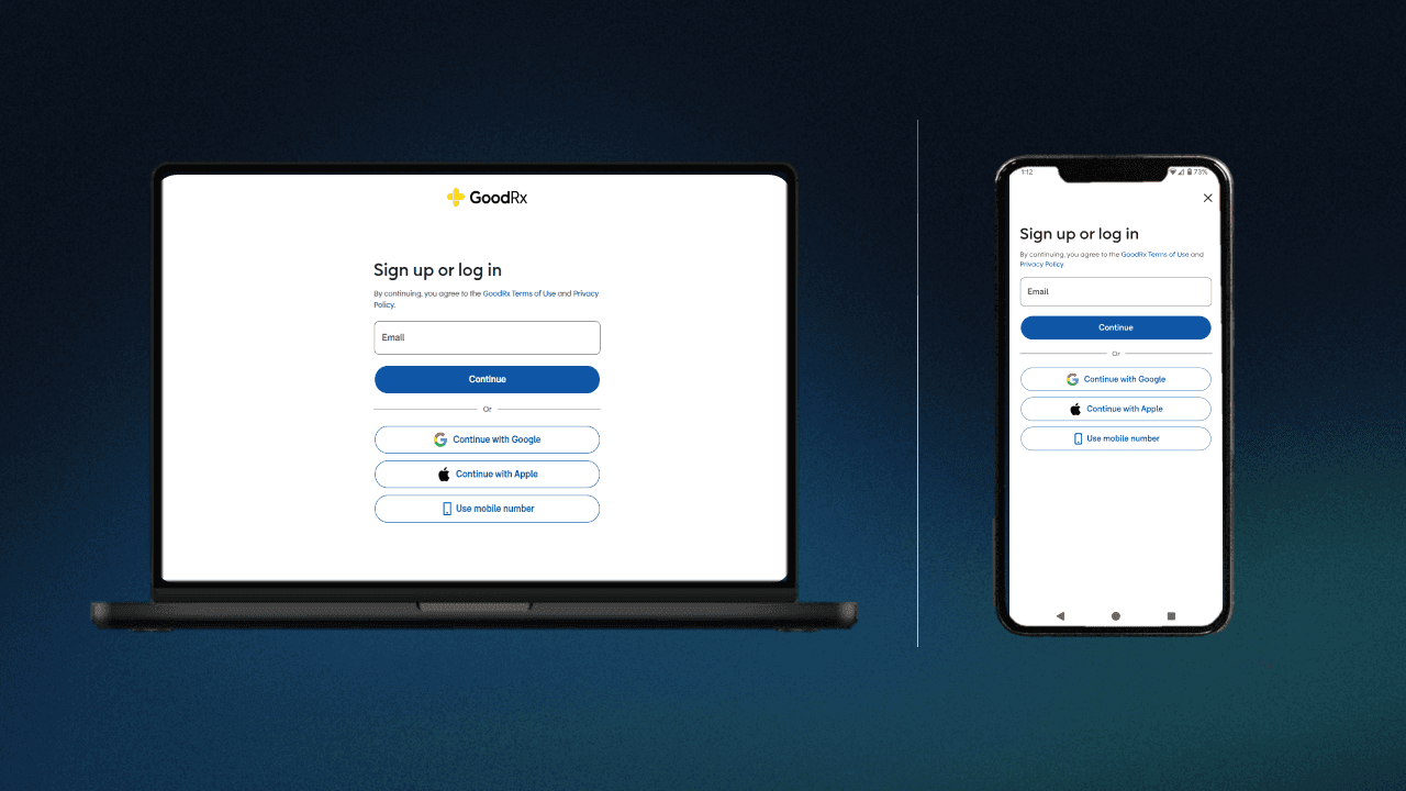 GoodRx Login Screens 2-min
