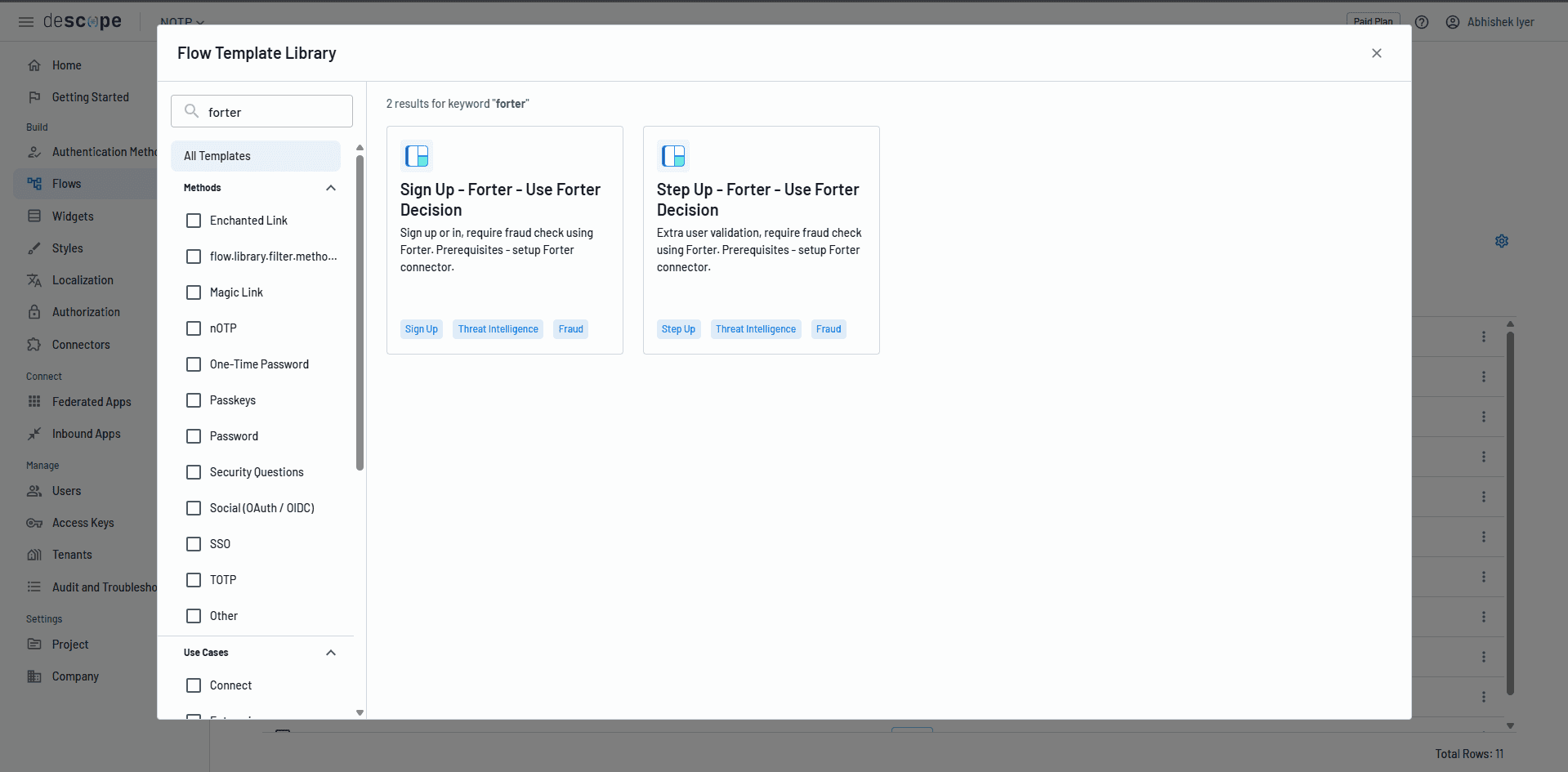 Forter Flow Templates