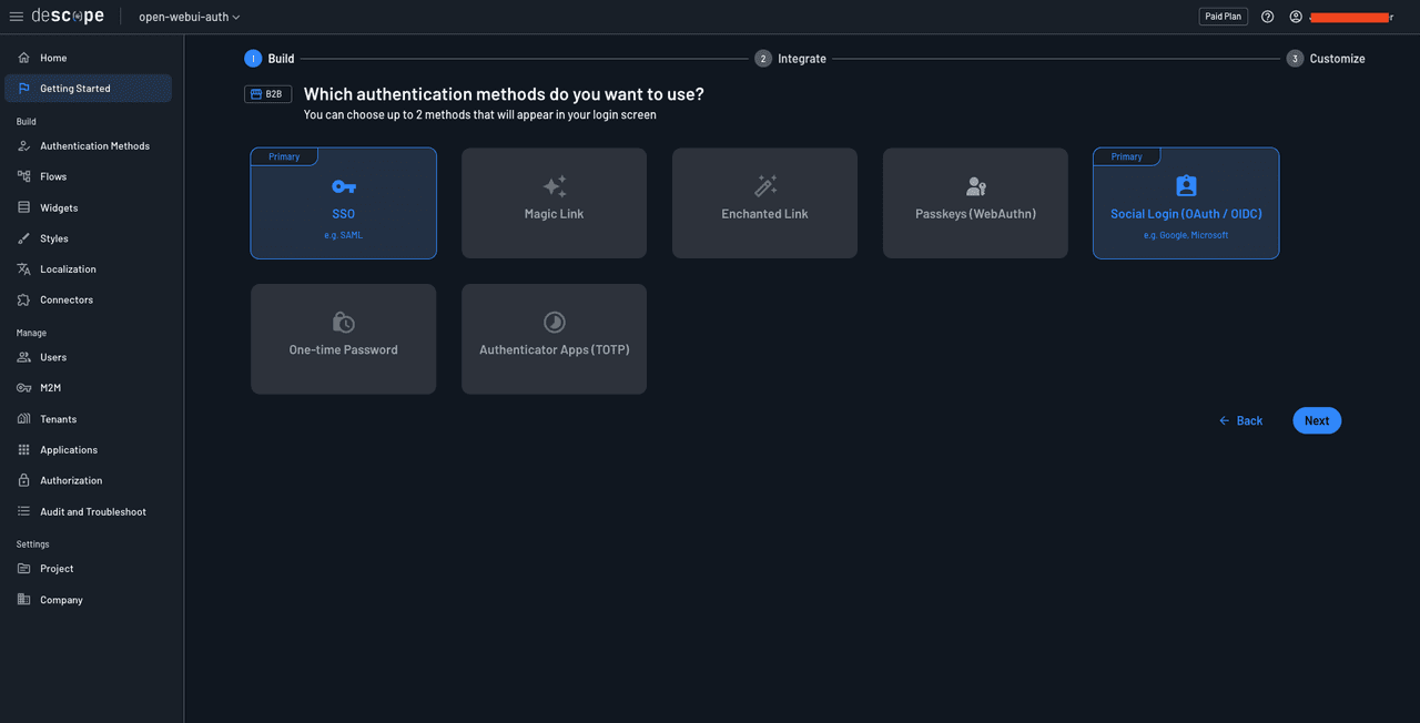 Add Authentication and SSO to Open WebUI